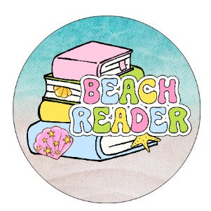 Round Cardstock Inserts -- Teacher/Books Collection