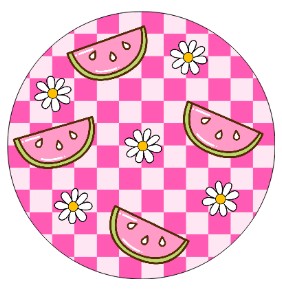 Round Cardstock Inserts --Cherry/ Shapes/Misc Collection