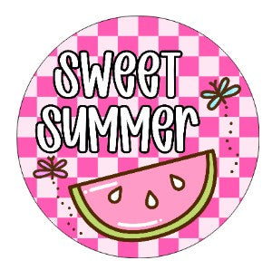 Round Cardstock Inserts --  Summer/Fun  Collection