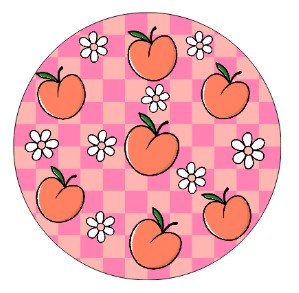 Round Cardstock Inserts --Cherry/ Shapes/Misc Collection