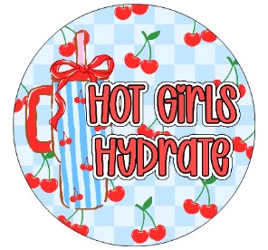 Round Cardstock Inserts --  Summer/Fun  Collection