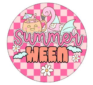 Round Cardstock Inserts --  Summer/Fun  Collection