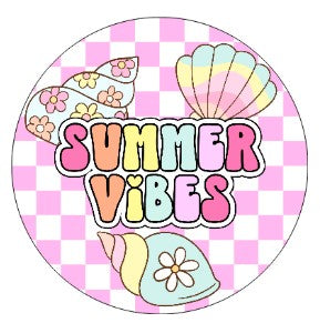 Round Cardstock Inserts --  Summer/Fun  Collection