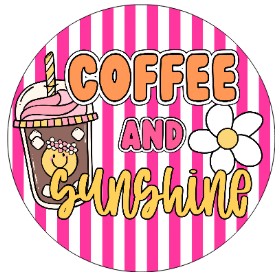 Round Cardstock Inserts --  Summer/Fun  Collection