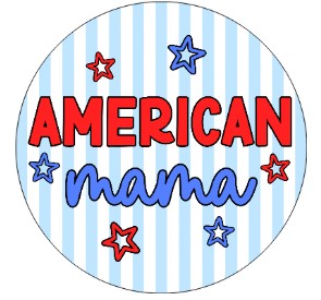 Round Cardstock Inserts -- Mama Collection