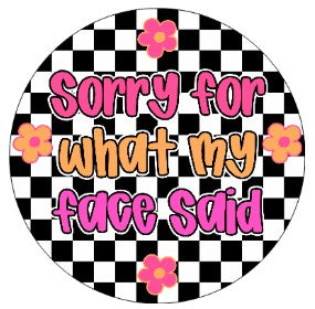Round Cardstock Inserts --  Summer/Fun  Collection