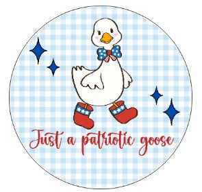 Round Cardstock Inserts -- Goose Collection