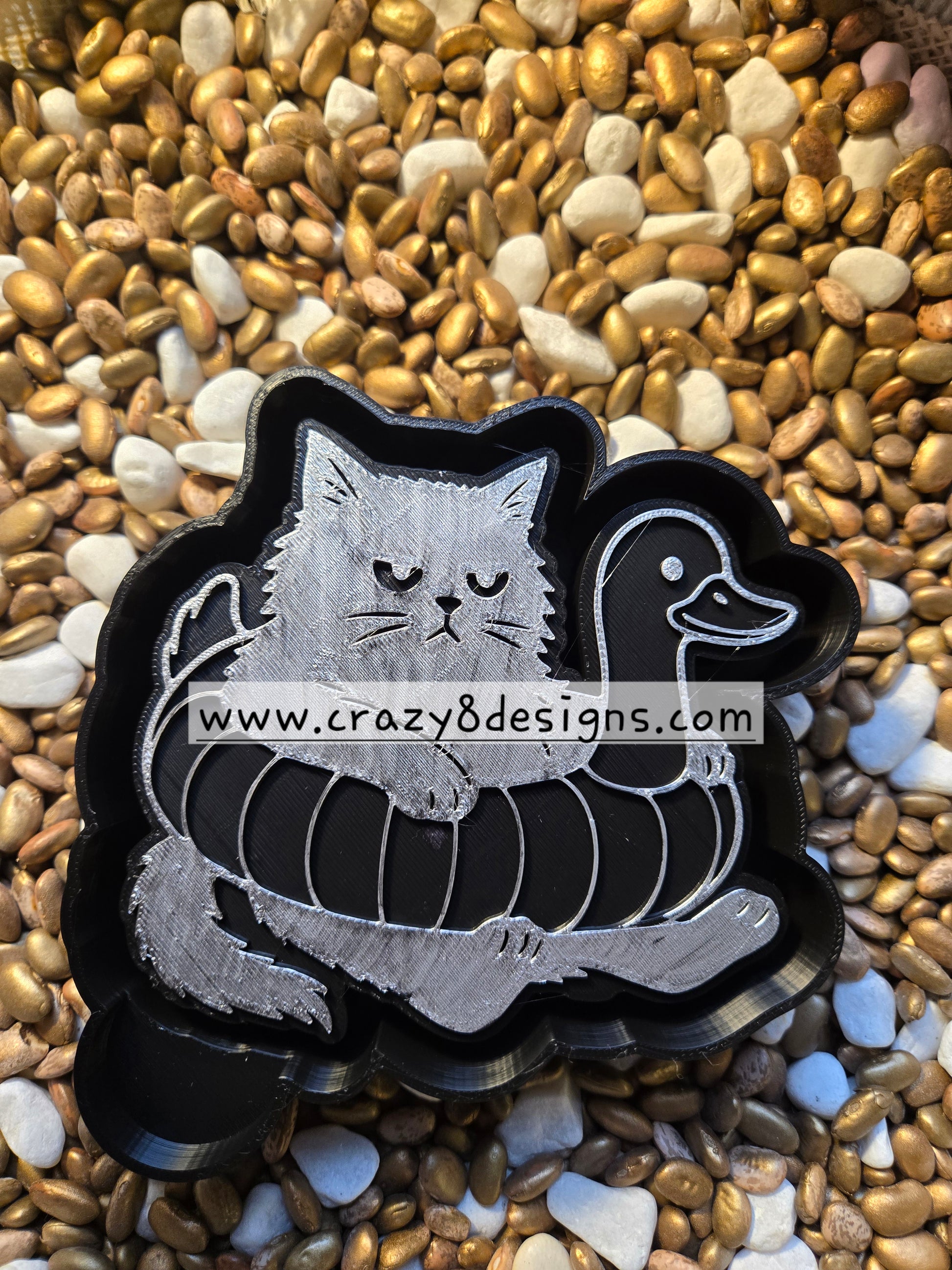 Cat in float Freshie Mold