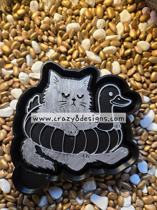 Cat in float Freshie Mold
