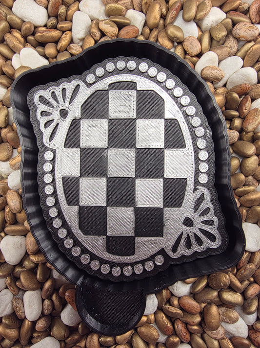  Checkered Frame Freshie Mold