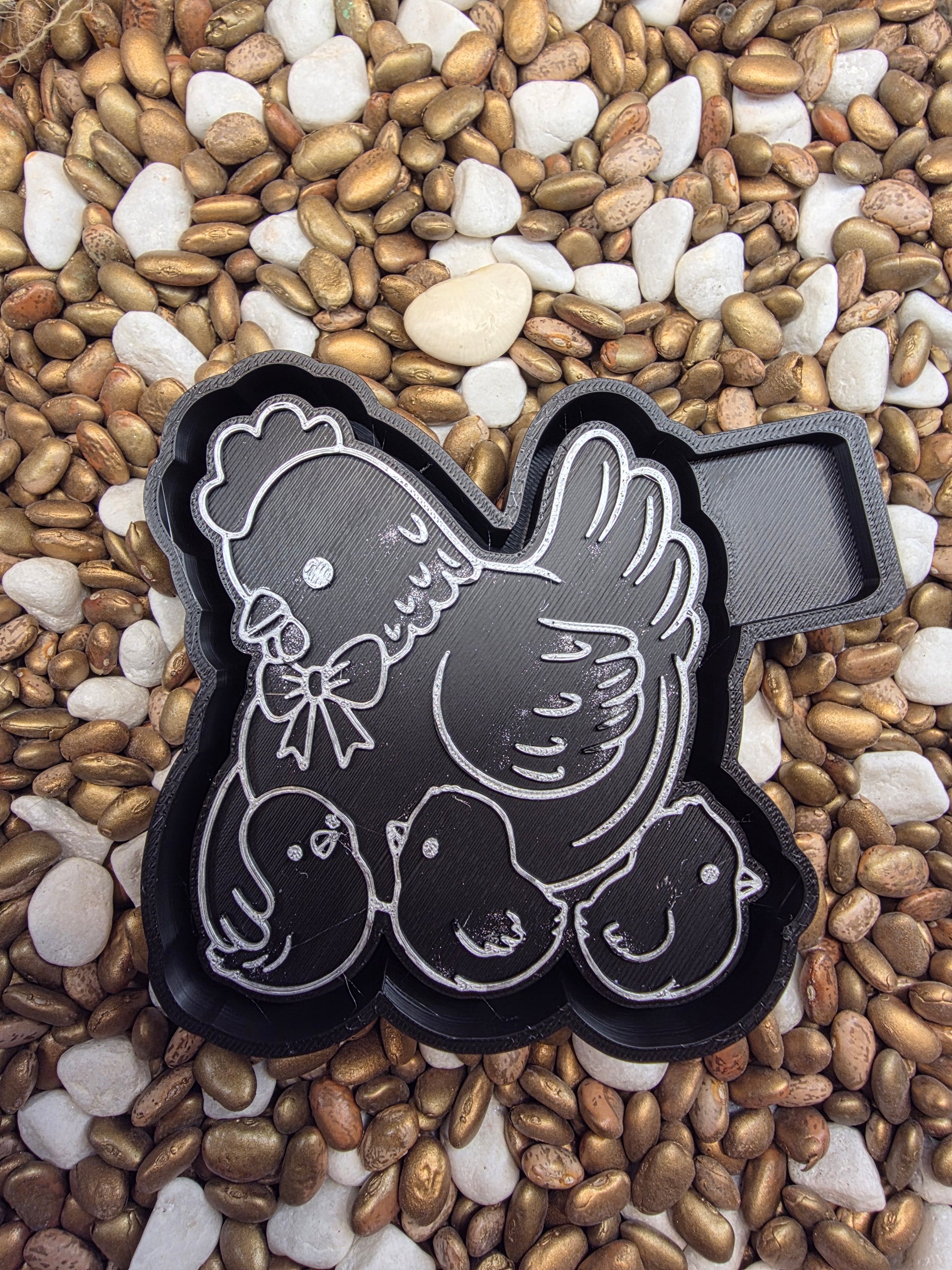  Chicken and Chicks Freshie Mold