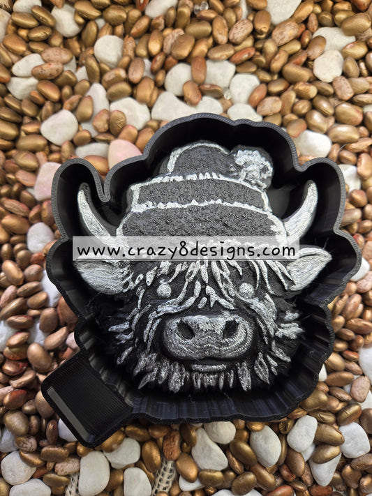 Christmas Cow Freshie Mold
