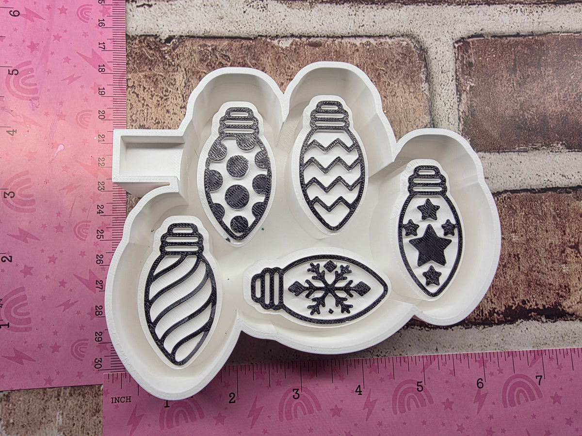 Christmas Lights Charmy Freshie Mold