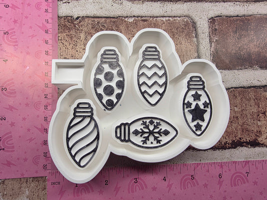 Christmas Lights Charmy Freshie Mold
