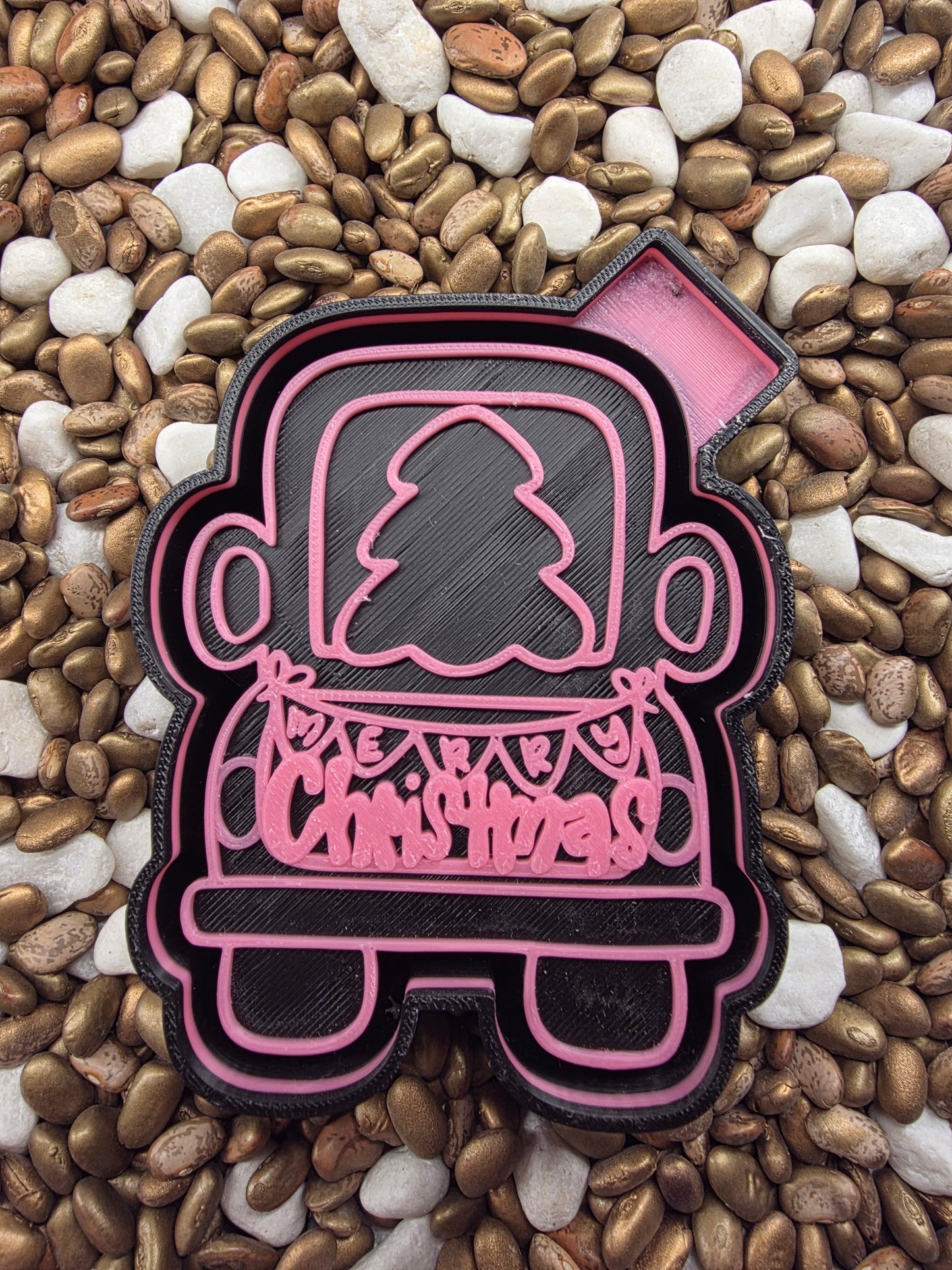 Christmas Truck Freshie Mold