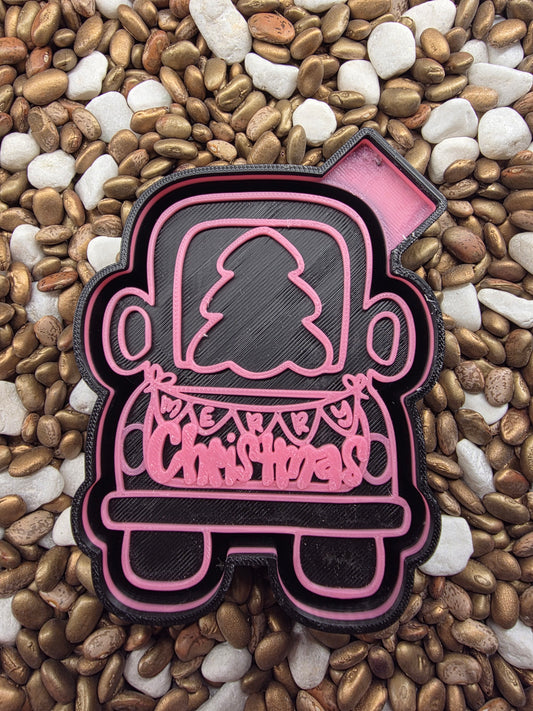 Christmas Truck Freshie Mold