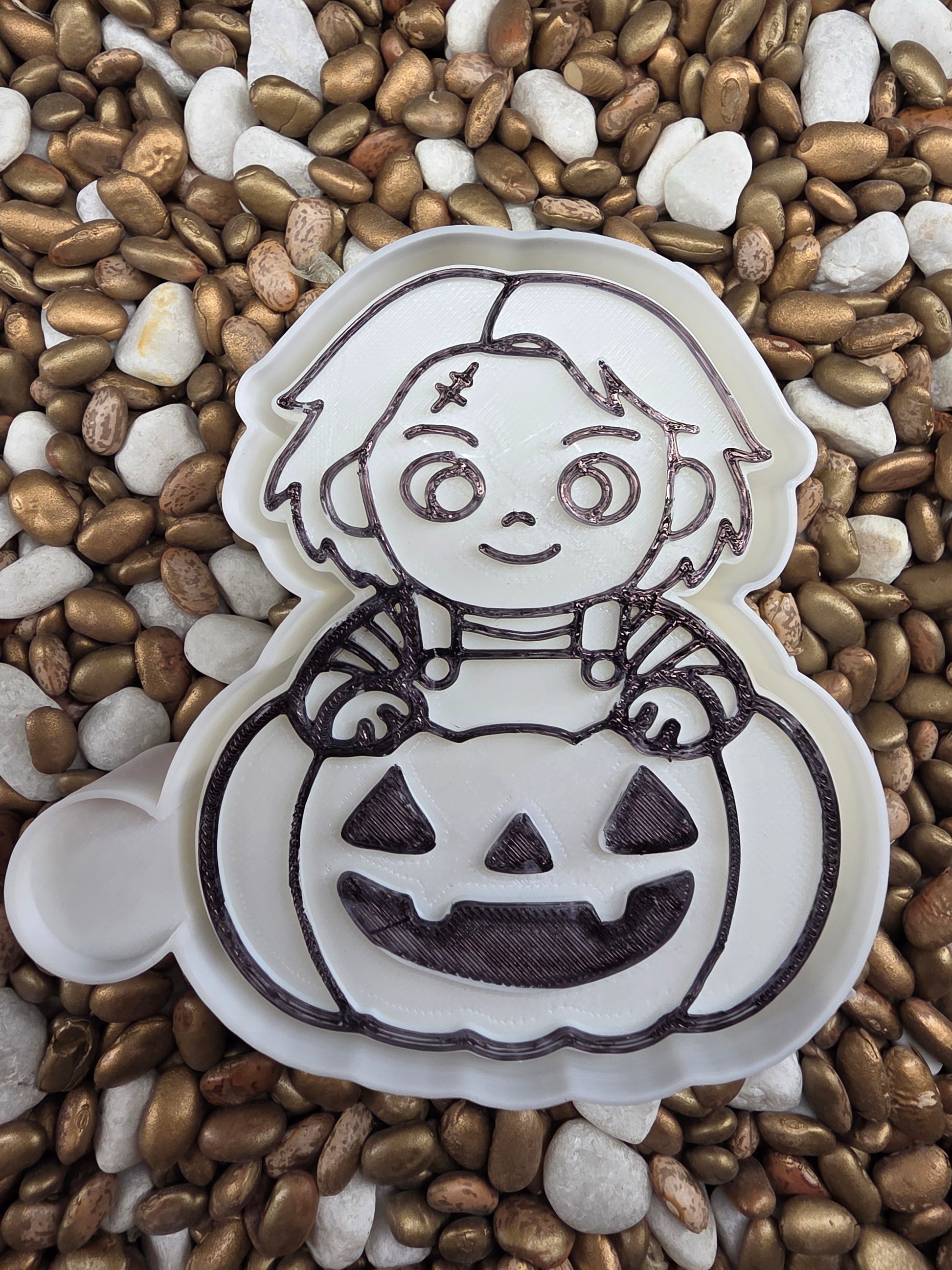 Chucky Pumpkin Freshie Mold