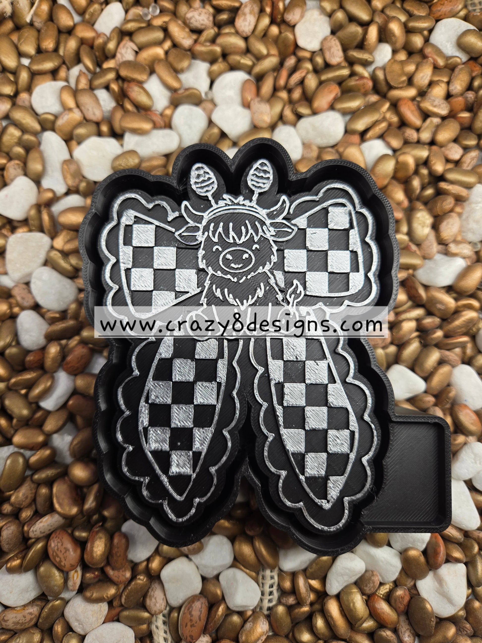 Cow Bow Freshie Mold