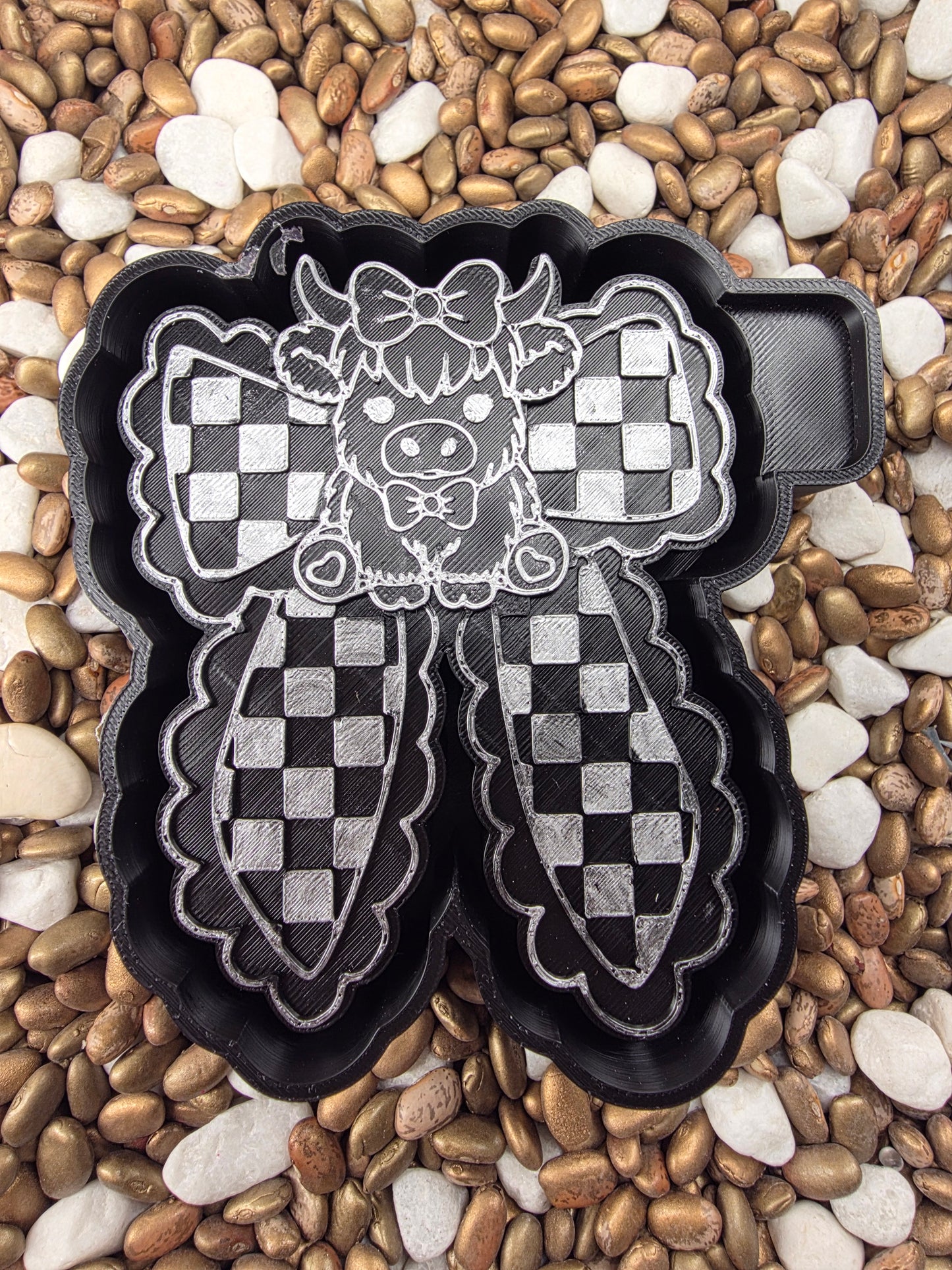 Cow Bow Freshie Mold