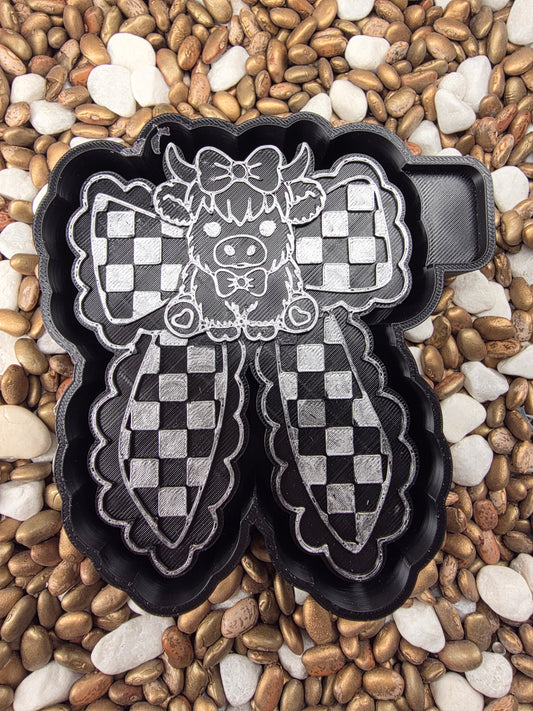 Cow Bow Freshie Mold