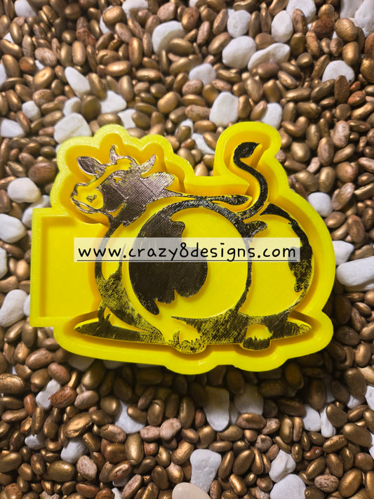 Cow Rear End Freshie Mold