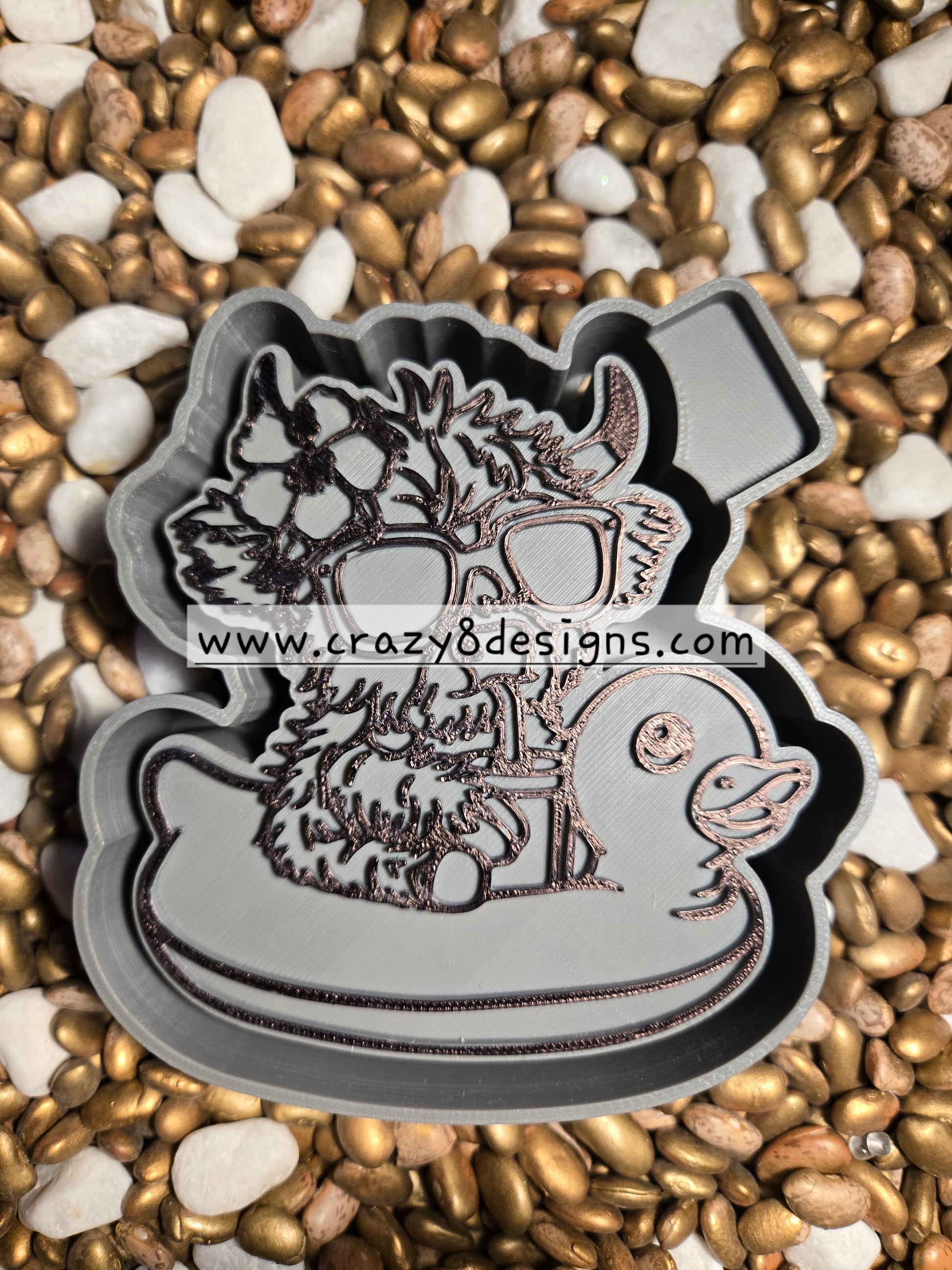 Cow on Float Freshie Mold
