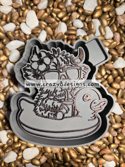 Cow on Float Freshie Mold