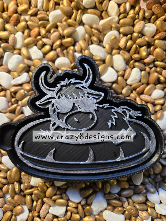 Cow on Float Freshie Molds