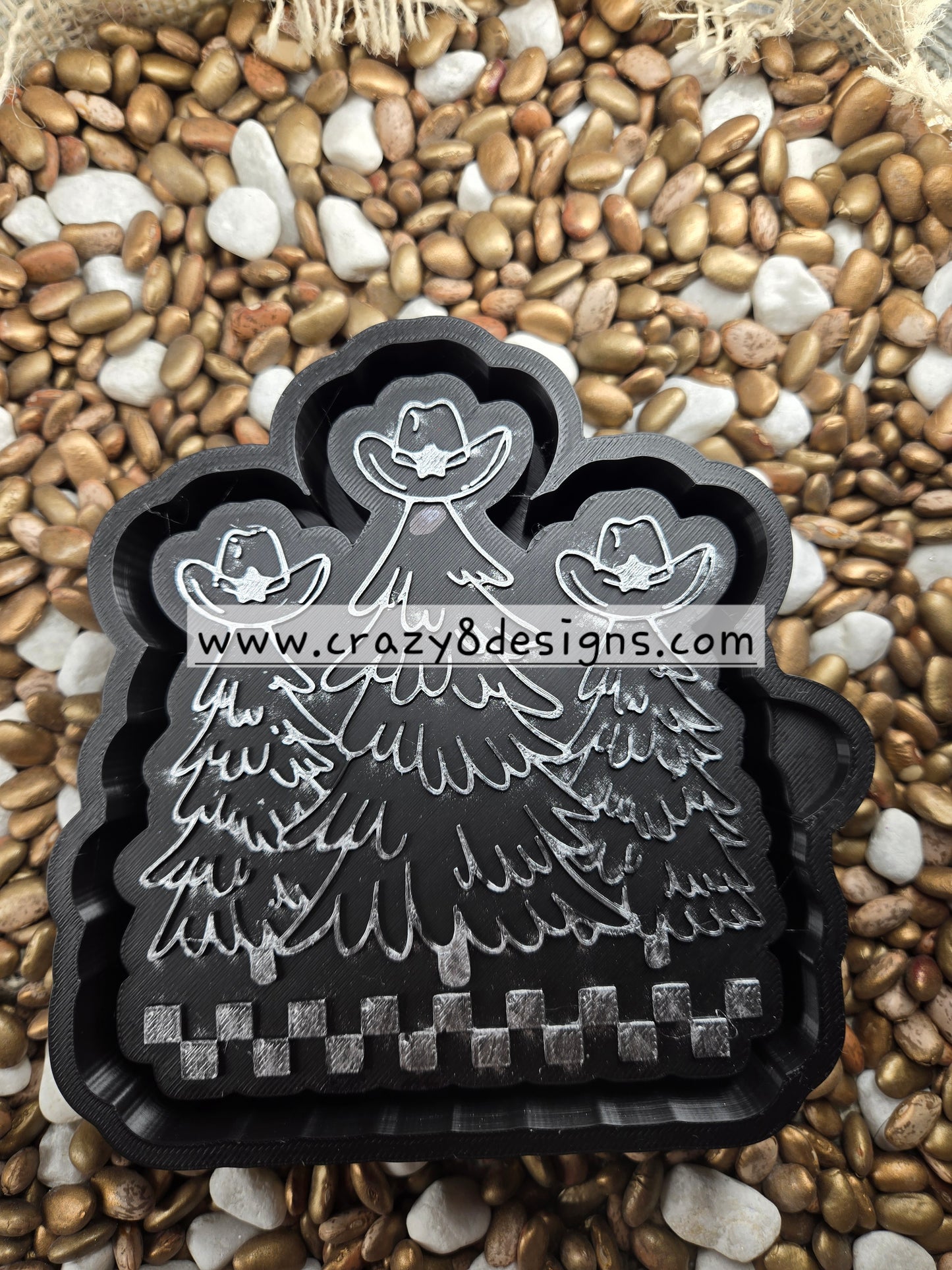 Cowboy Christmas Freshie Molds
