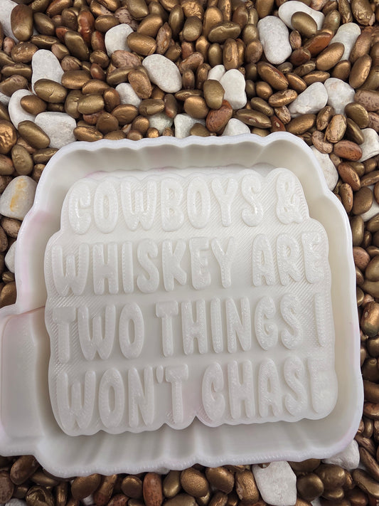 Cowboys & Whiskey Freshie Mold