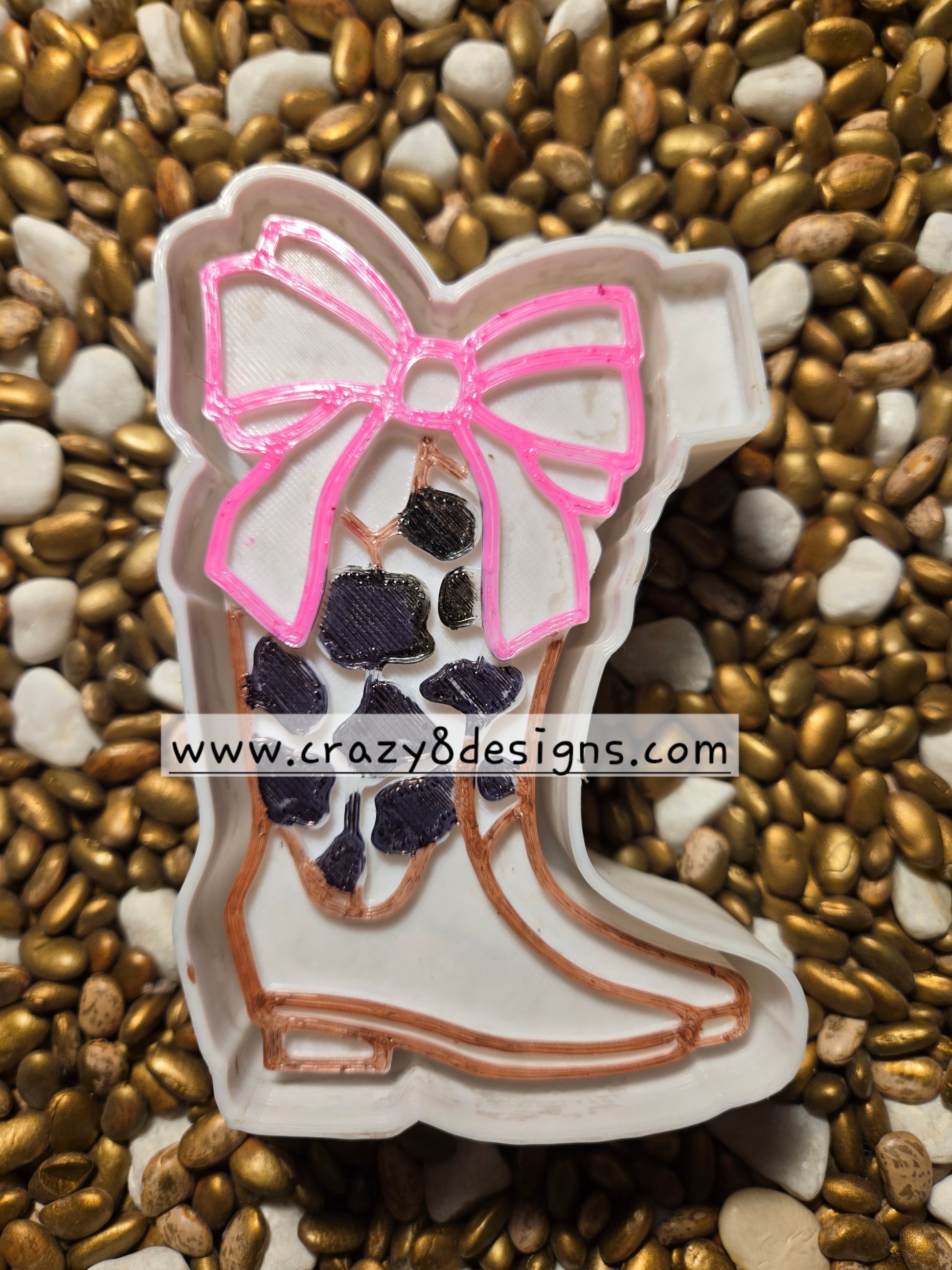 Cowgirl Boots Freshie Mold