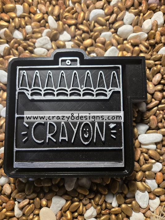  Crayon Freshie Mold