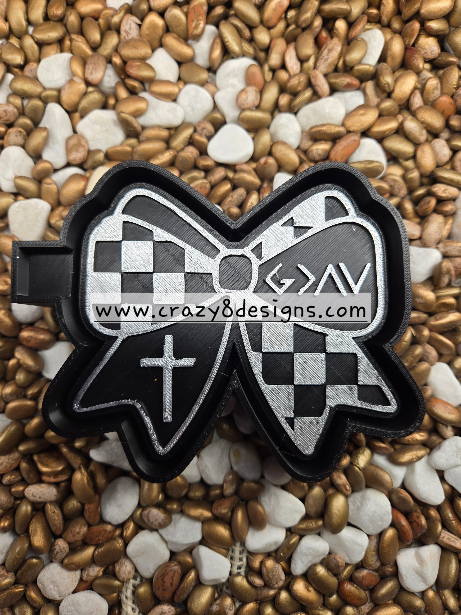 Cross God is Great Than Freshie Mold