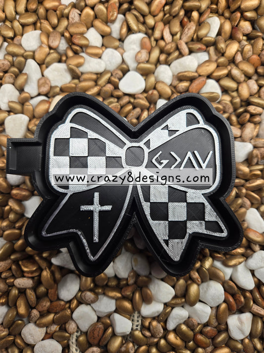 Cross God is Great Than Freshie Mold