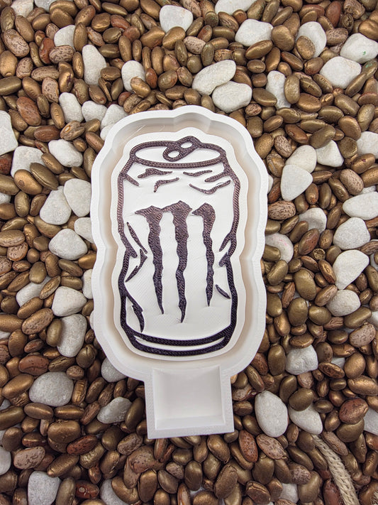Crushed Monster Can Freshie Mold