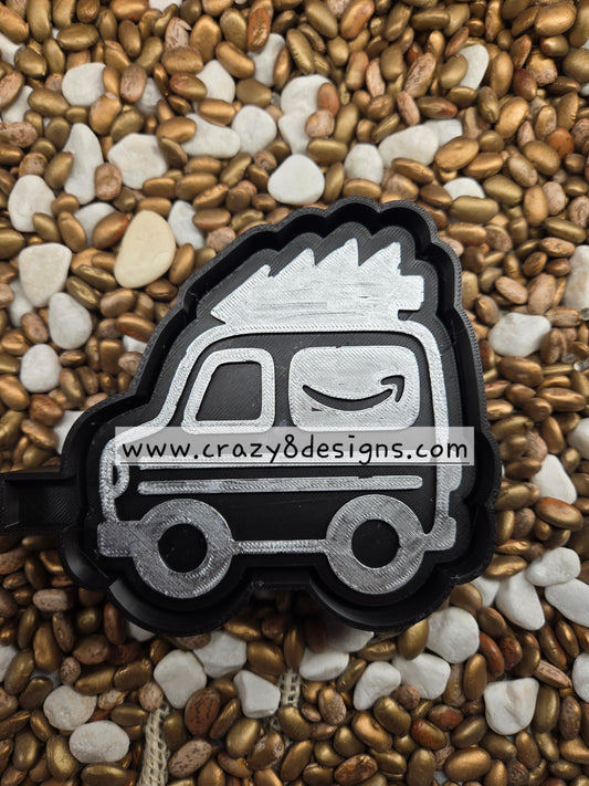 Delivery Truck Tree Freshie Mold