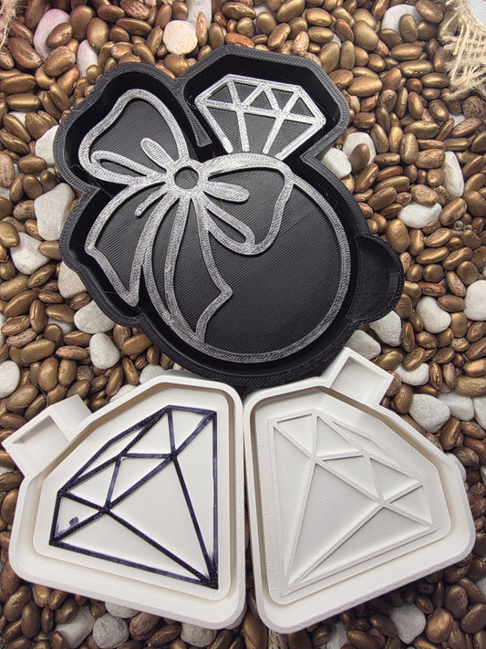 Diamond Ring Freshie Mold 