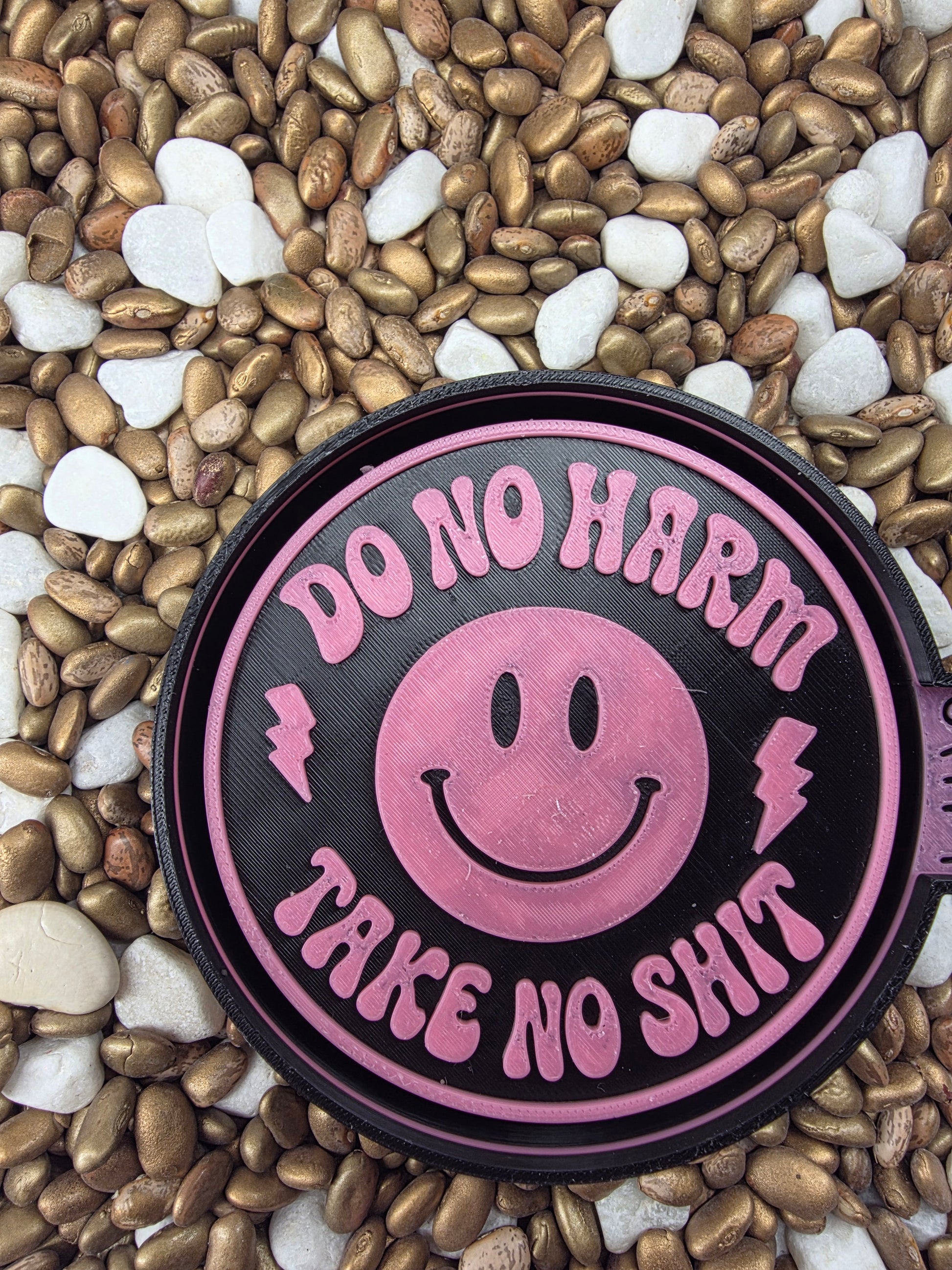Do not Harm Smiley Face Freshie Mold