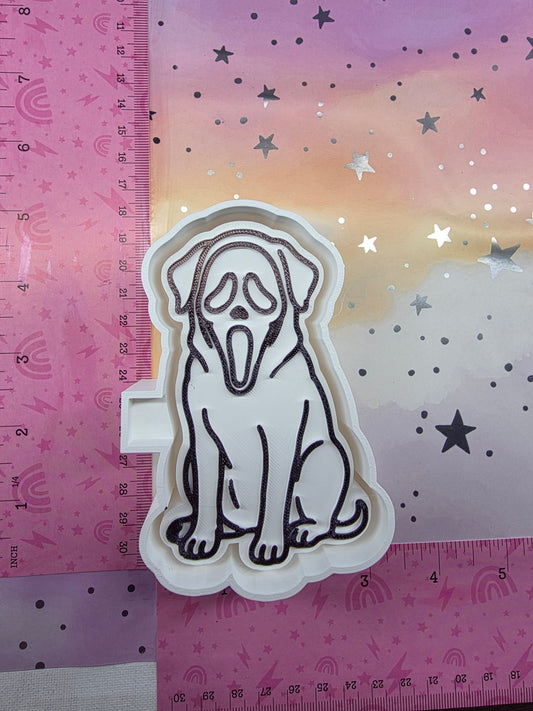 Dog Ghost Face Freshie Mold