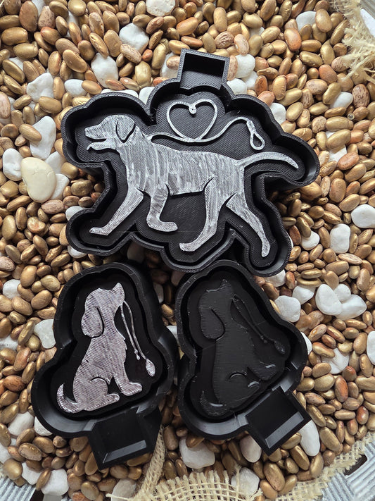 Dog Heart Freshie Mold/Vent Clips