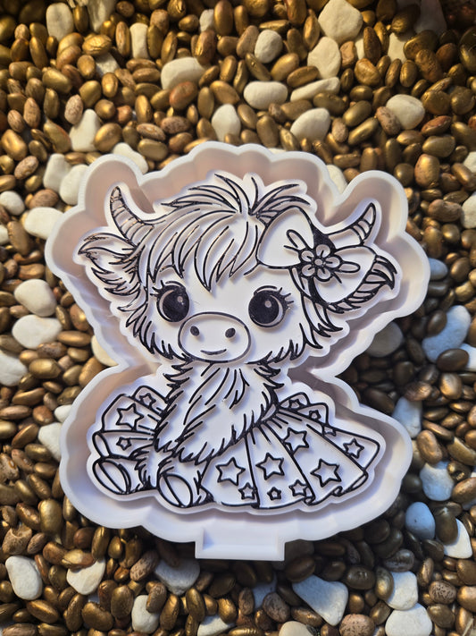 Dressed Cow Freshie Mold