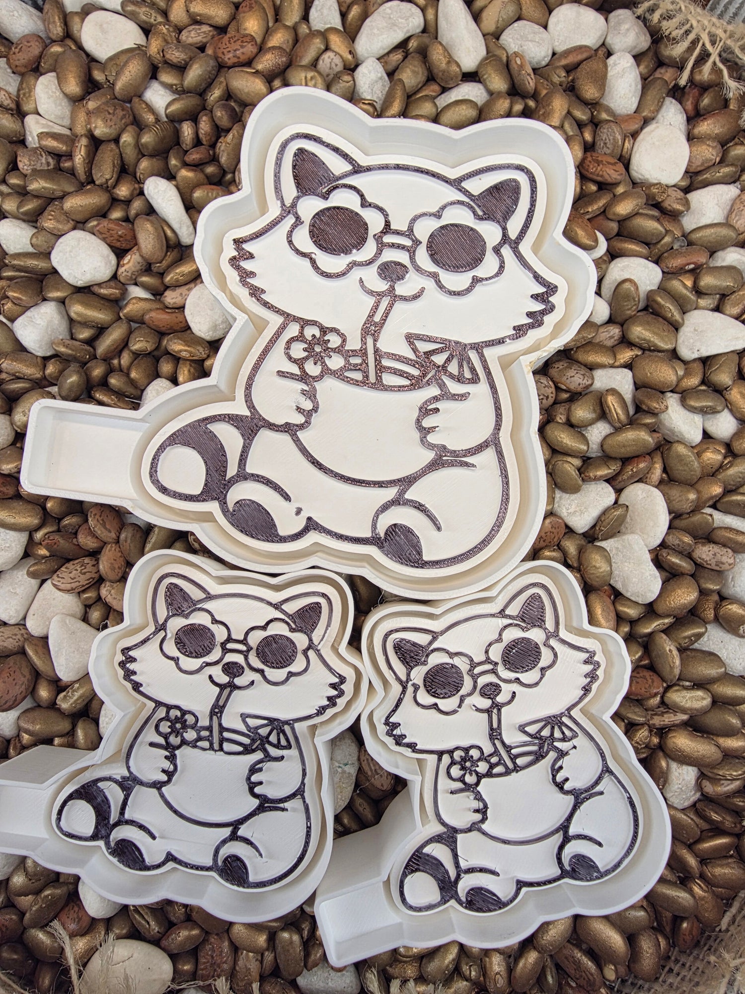Drinking Racoon Freshie Mold/ Vent 