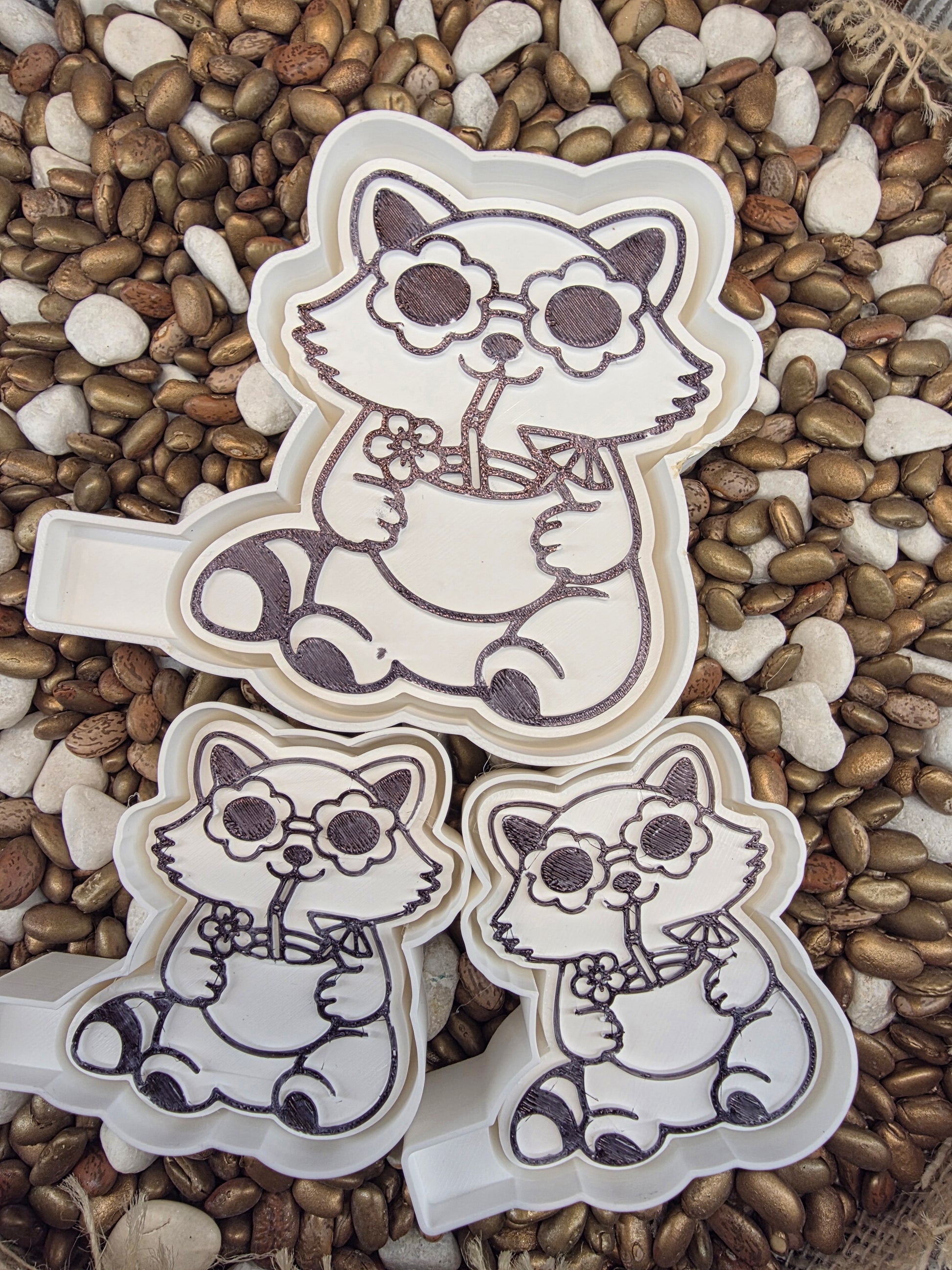 Drinking Racoon Freshie Mold/ Vent 