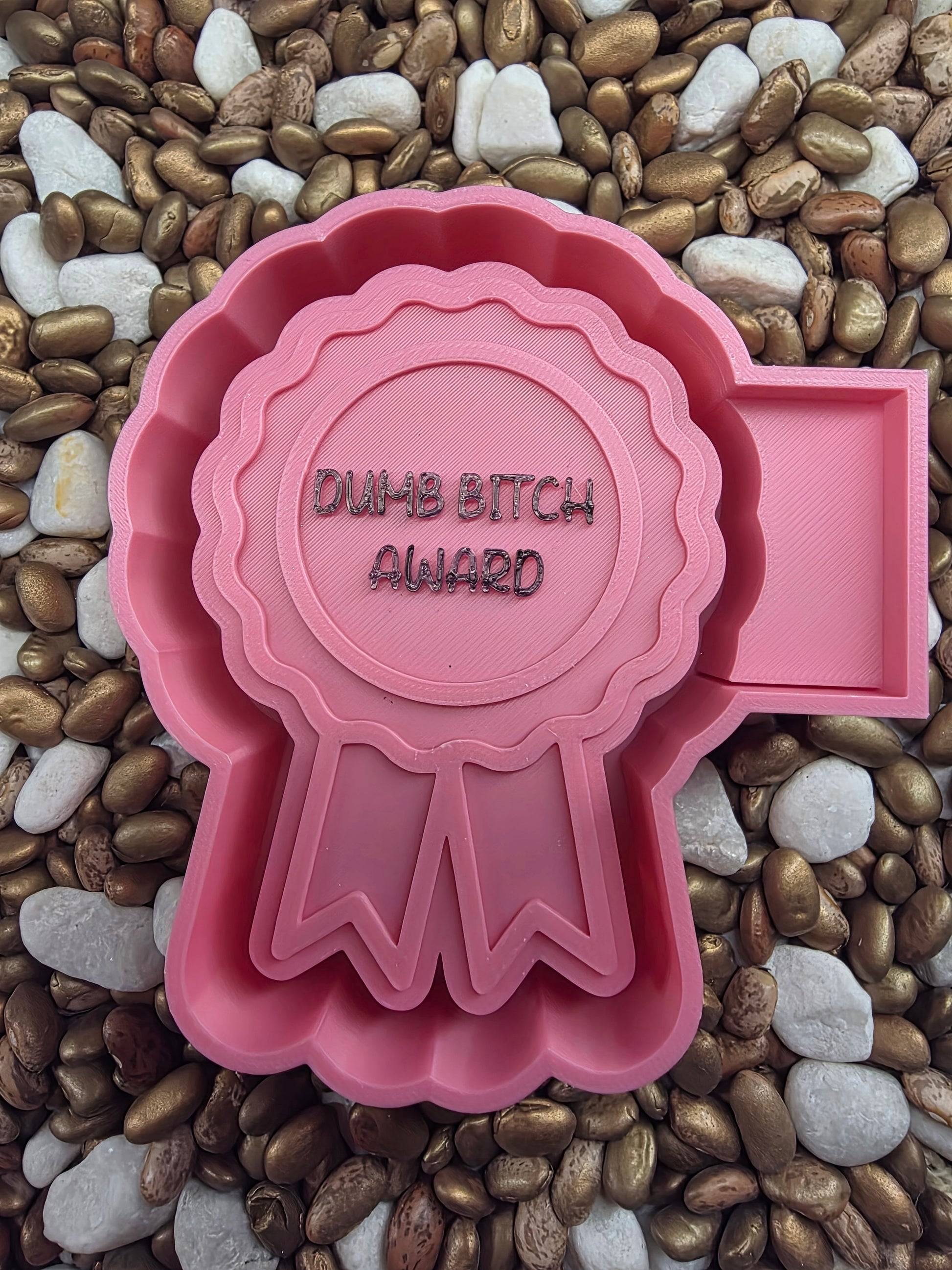 Dumb B Award Freshie Mold