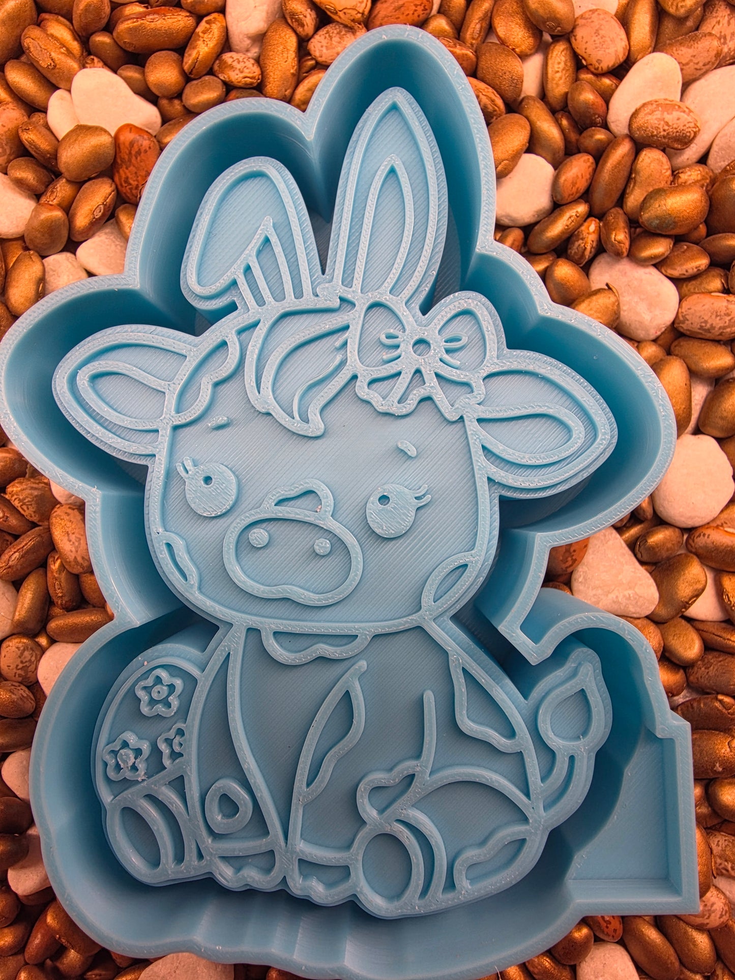  Easter Cow Freshie Mold