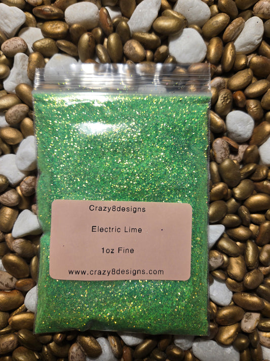 Electric Lime Fine Glitter