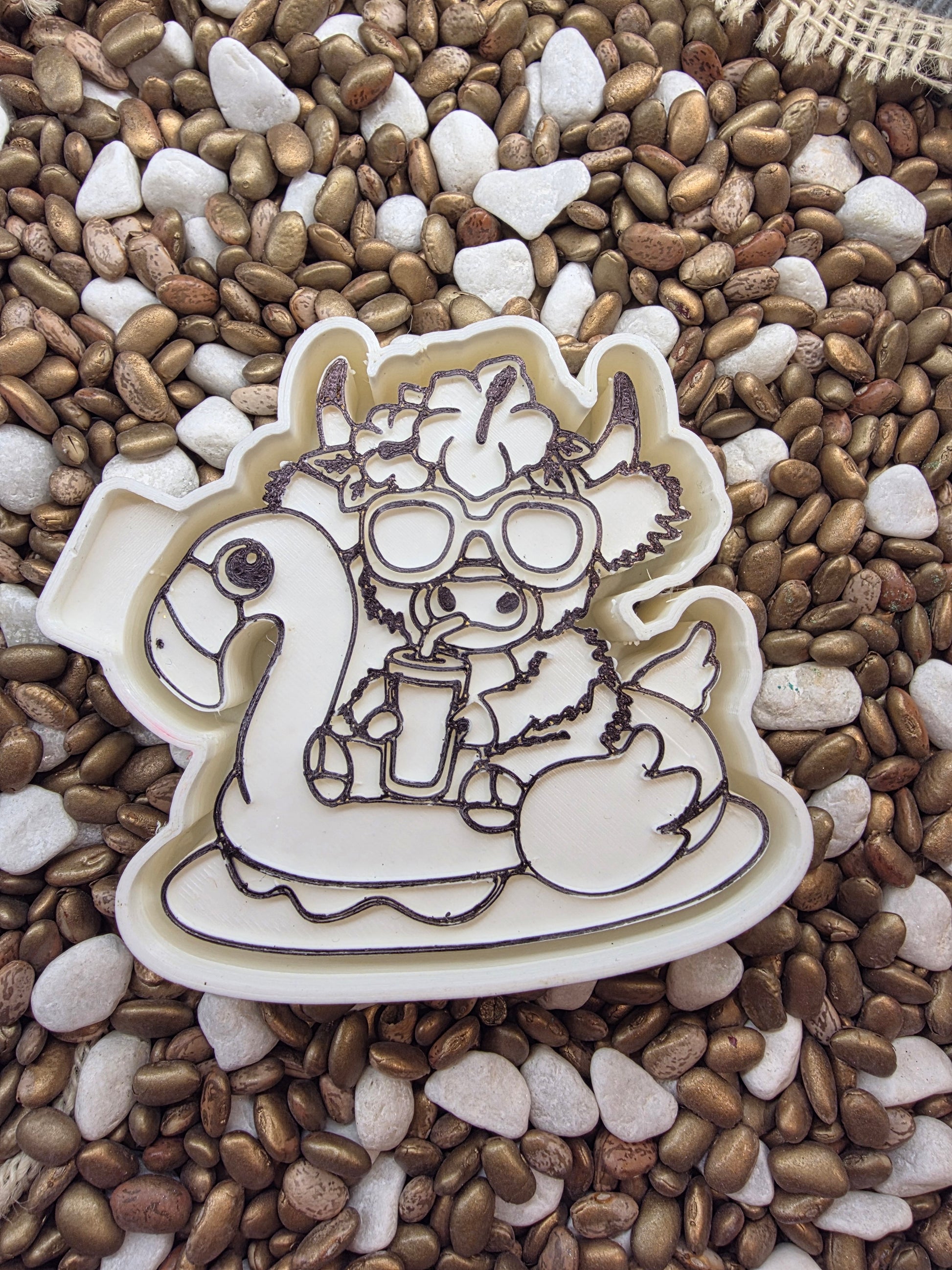 Floating Bull freshie mold