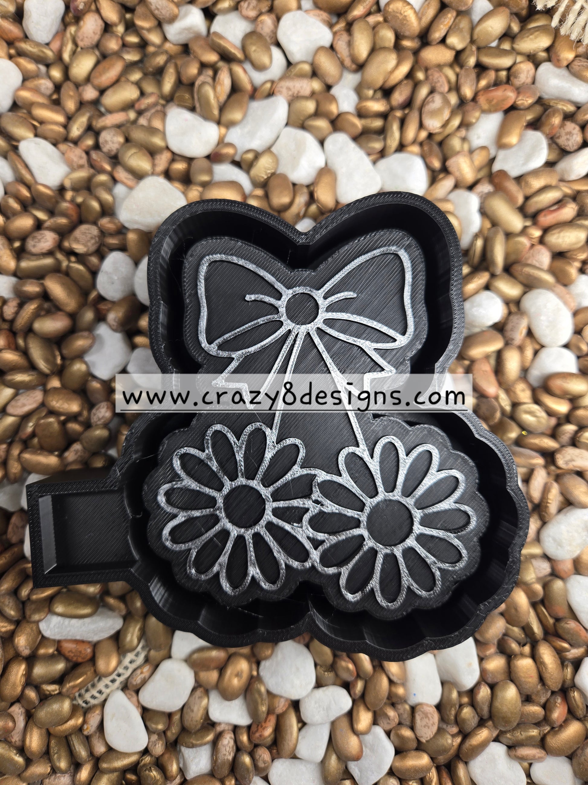 Flower Bow Freshie Mold