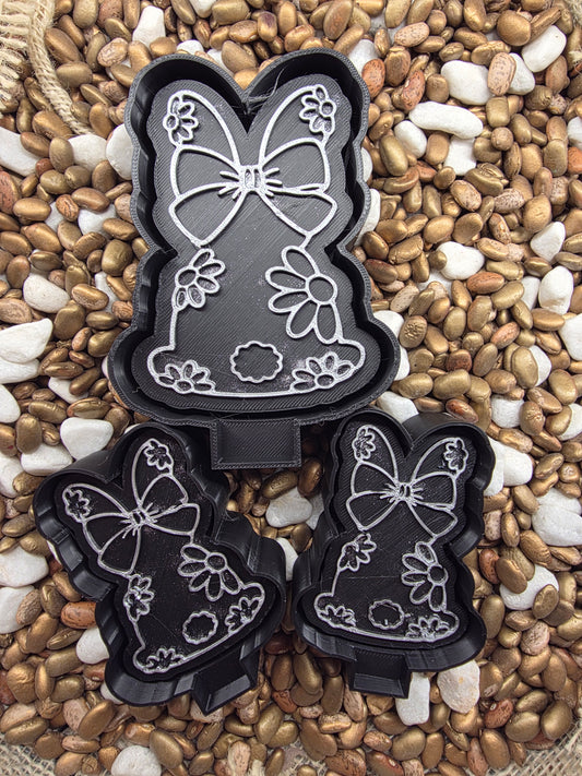 Flower Bunny Freshie Mold/Vent