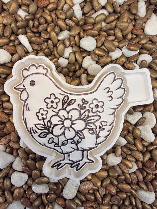 Flower Chicken Freshie Mold